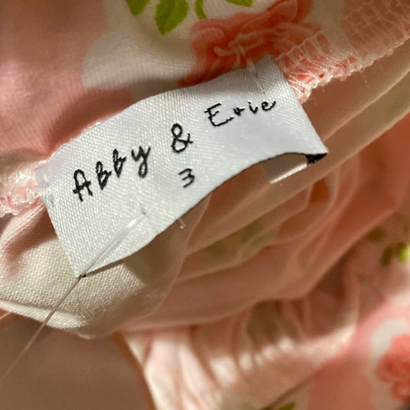 Abby & Evie Bunny Dress Pink Floral NWT Size 3 - Picture 3 of 6